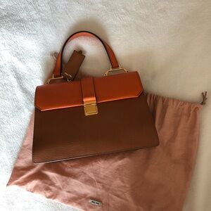 Miu Miu Orange and Brown Women's Bag